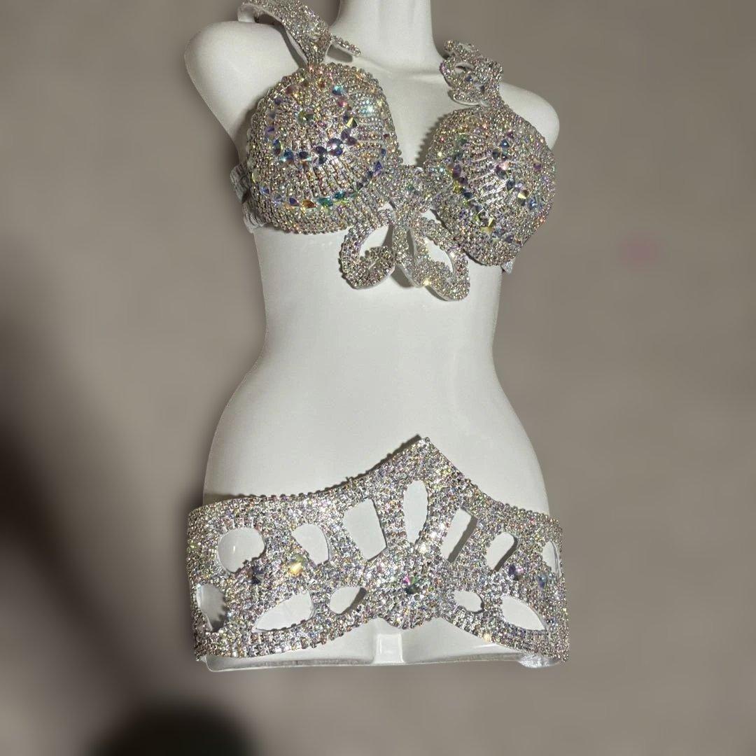 ベリーダンス スパンコールセットアップ