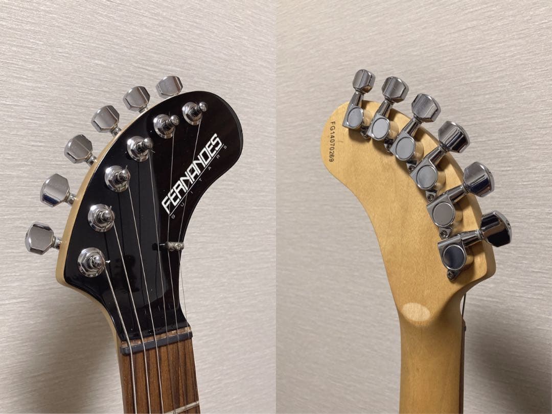 ほぼ新品 FERNANDES ZO-3 T 芸達者 黒 イヤホンジャック付き