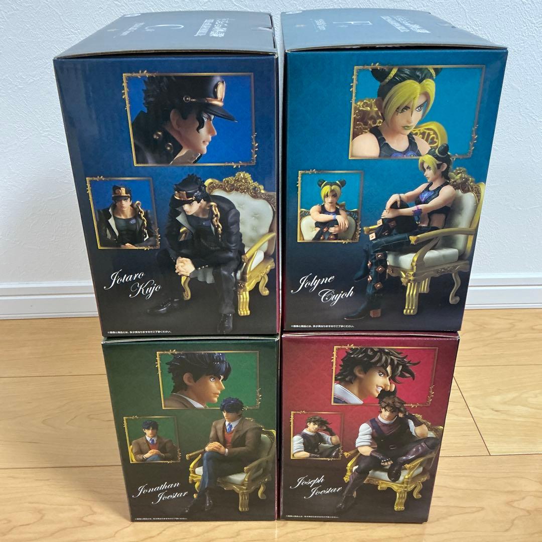 一番くじ　ジョジョの奇妙な冒険 THE★JOJO WORLD フィギュア4点