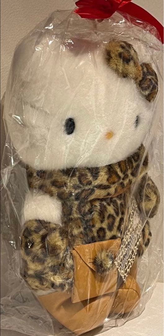 Sanrio キティ　ドール　ヒョウ　ぬいぐるみ　2001年　新品タグ付き