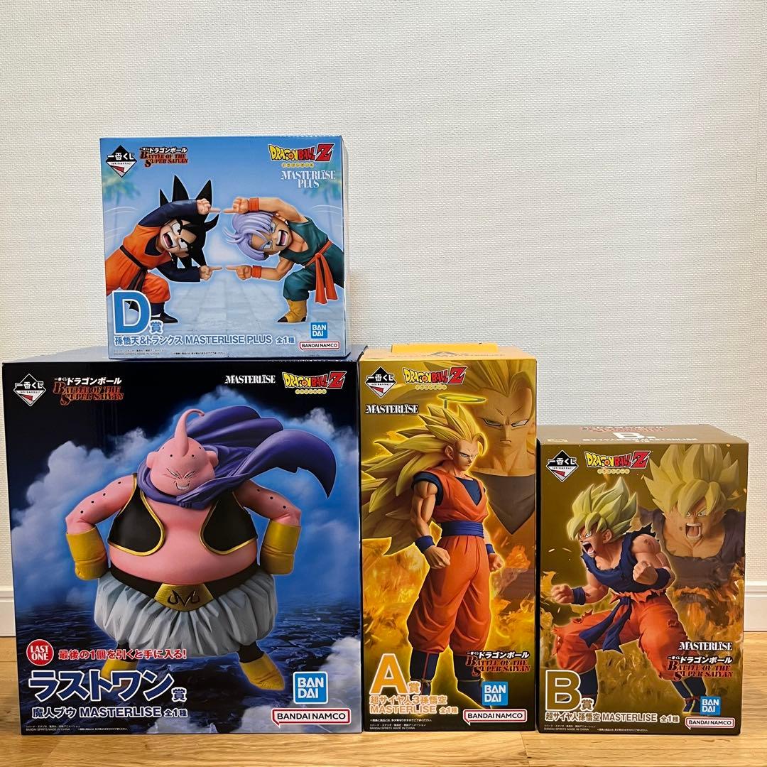 一番くじ ドラゴンボール A賞 B賞 D賞 ラストワン 4体セット おまけつき