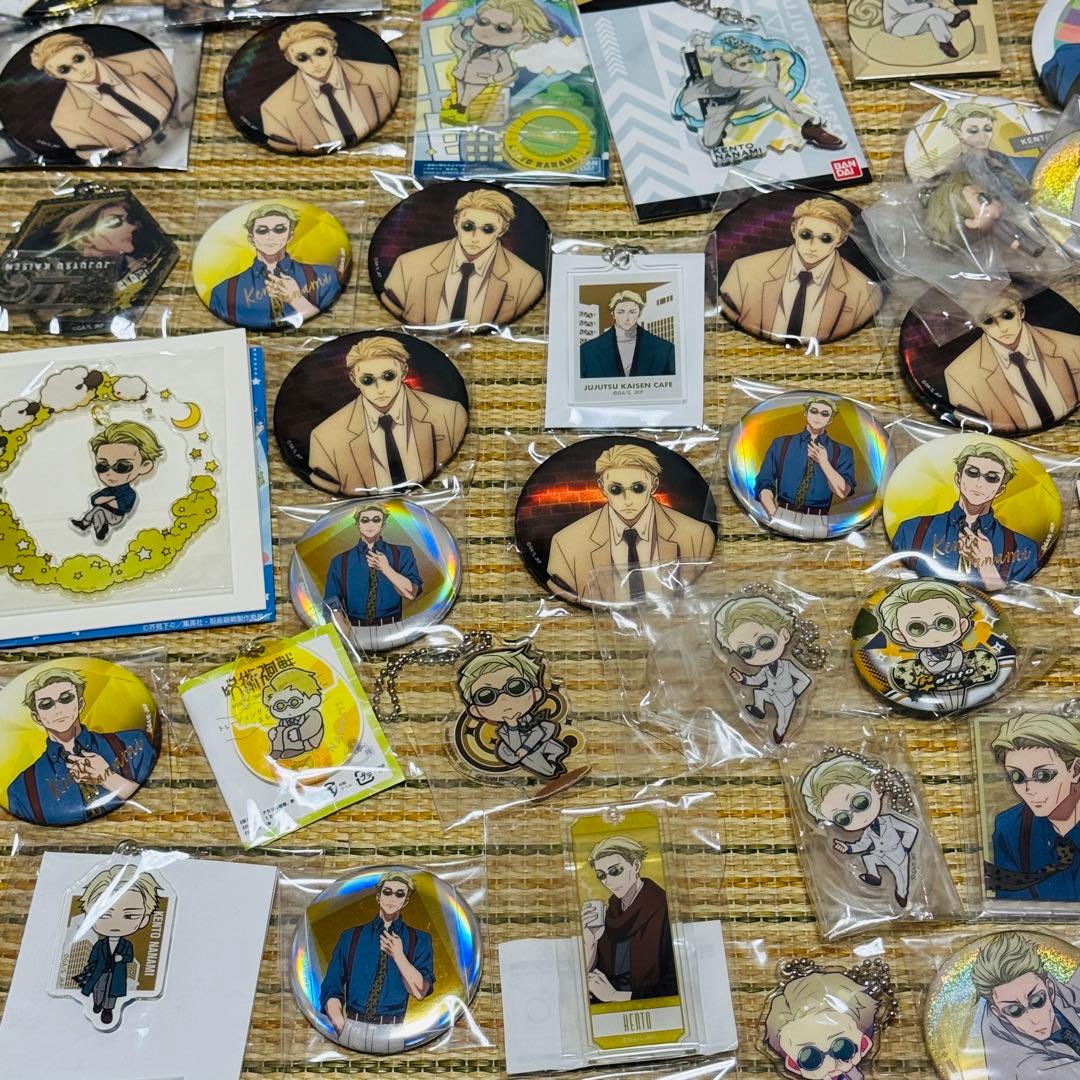 まとめ 呪術廻戦 七海建人 缶バッジ アクリルキーホルダー 等 セット 。