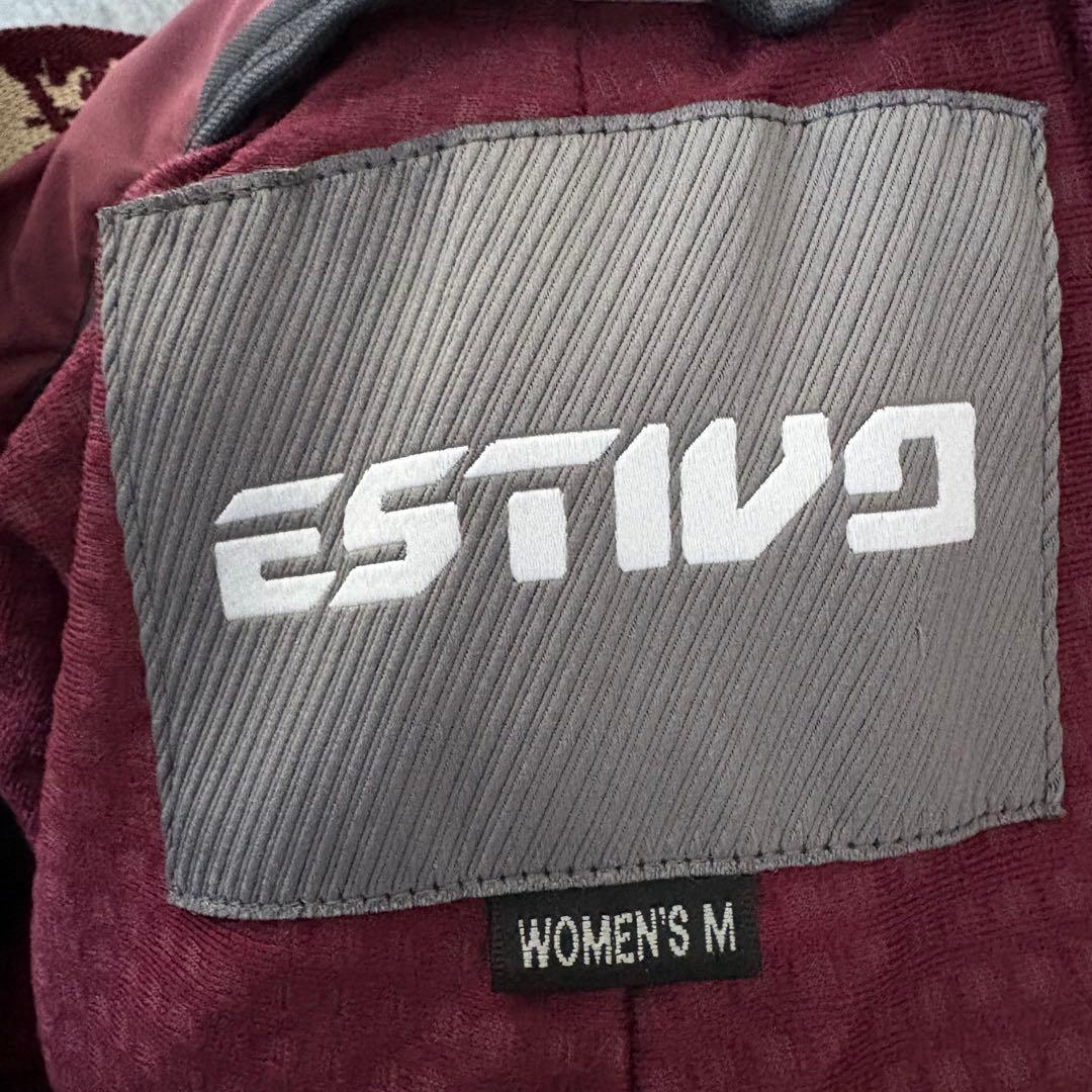 ESTIVO エスティボ スノーボードウェア 上下セット レディース M デニム