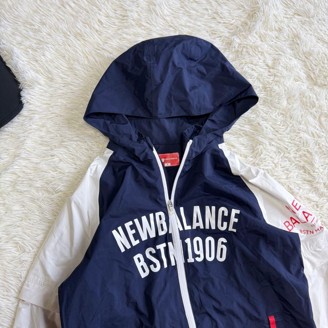 【ニューバランスゴルフ】美品 レインウェア ワンピース ネイビー 0 レディース
