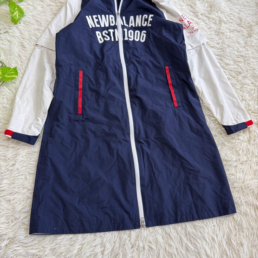 【ニューバランスゴルフ】美品 レインウェア ワンピース ネイビー 0 レディース