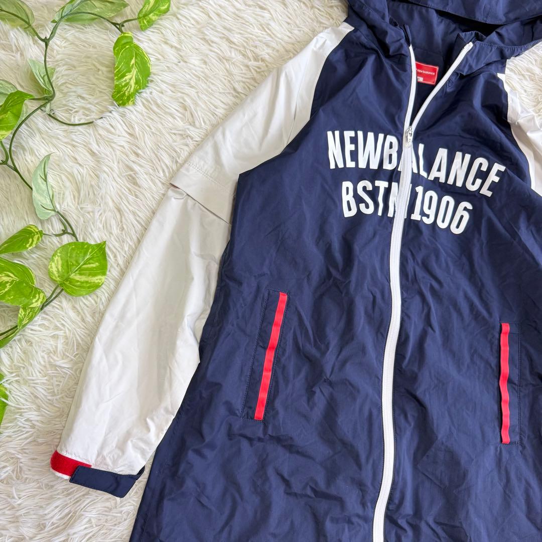 【ニューバランスゴルフ】美品 レインウェア ワンピース ネイビー 0 レディース