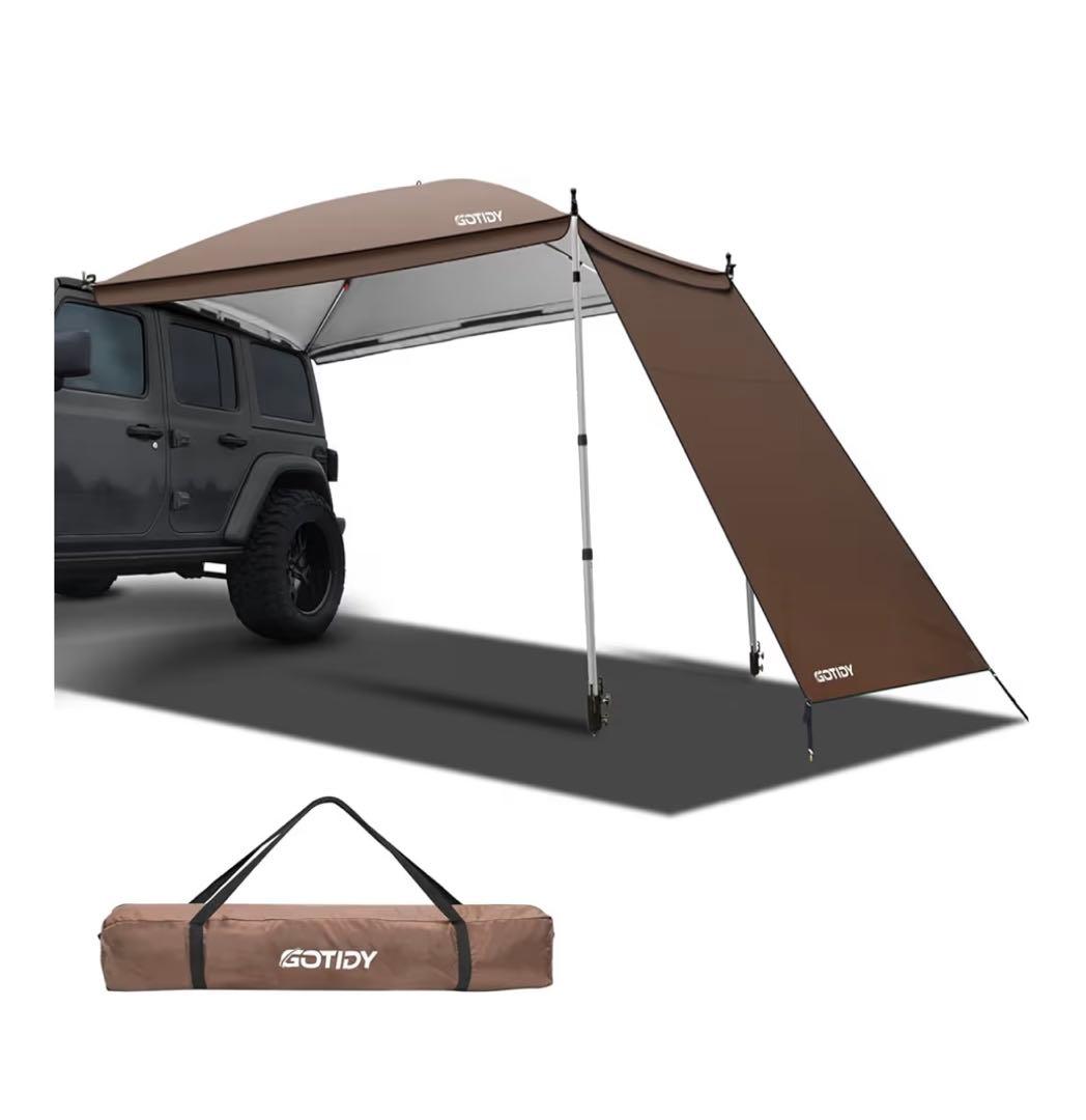 GOTIDYカーサイドタープ ワンタッチ 車