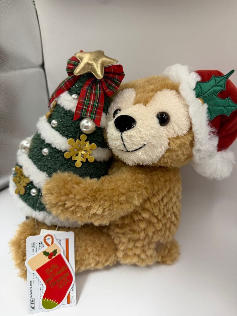ダッフィー　クリスマスツリー　ぬいぐるみ　2022　ディズニーシー