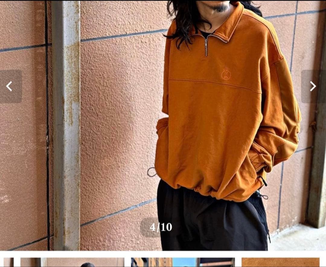 スノーボード SR Original Half Zip[Mustard] simianring