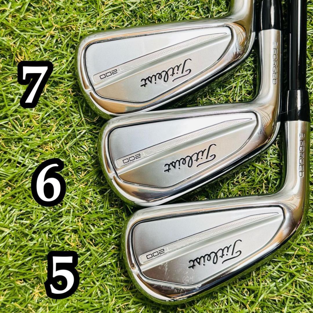 【レフティ】タイトリスト T200 2023 メンズアイアンセット 6本 S