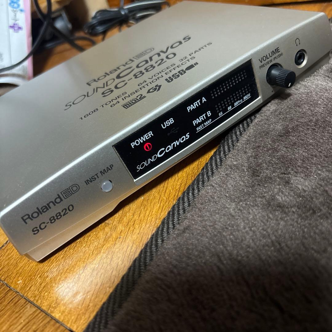 ◆Roland ED SC-8820 MIDI音源機◆ローランド◆ミュージ郎