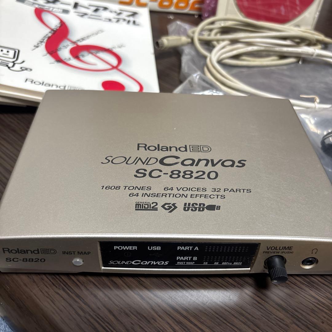 ◆Roland ED SC-8820 MIDI音源機◆ローランド◆ミュージ郎