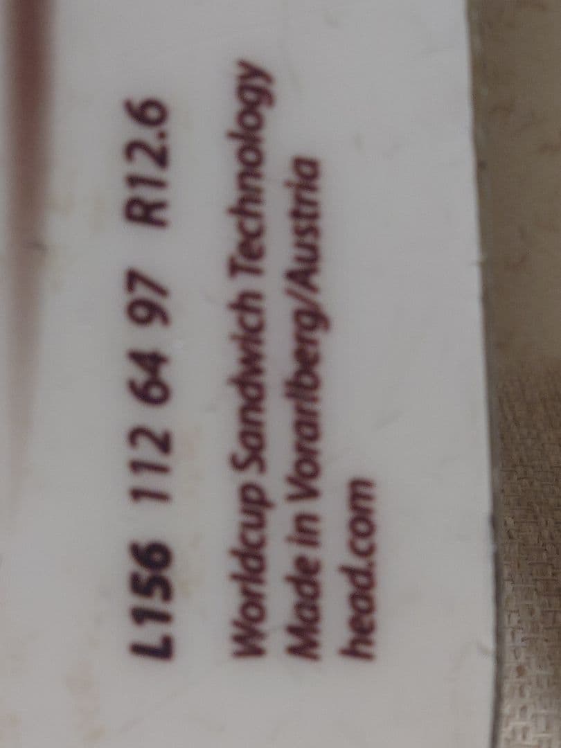 Head i-SL TEAM 156 Ｒ12.6 ヘッド