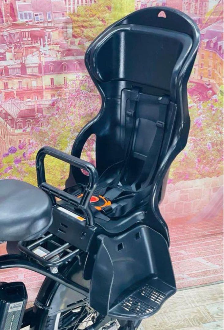 K2023 電動自転車ヤマハ パスキス子供乗せ 20インチ ブラック 送料無料