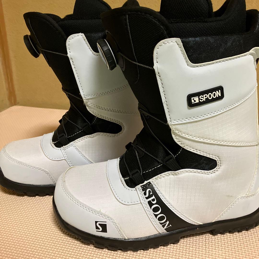 SPOON TGF ダイヤルブーツ ホワイト　スノーボードブーツ