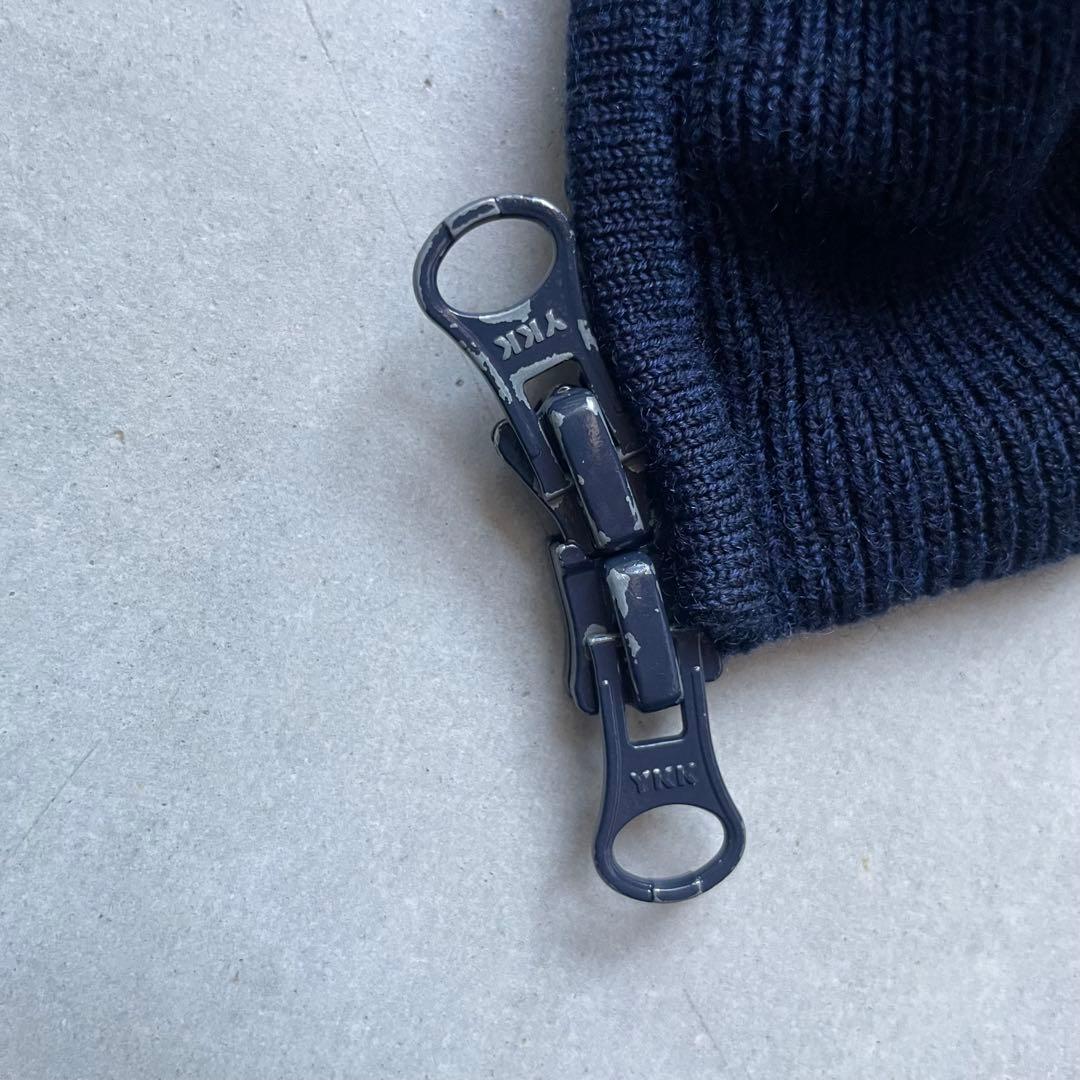 BEAMS GOLF ビームスゴルフ アンゴラウールニット ダブルジップブルゾン