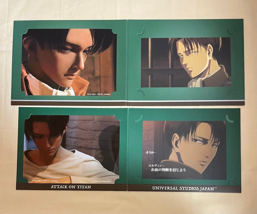 進撃の巨人 USJ リヴァイ クロノイド フォトフレーム&ブロマイド