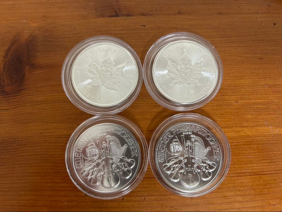 1オンス銀貨 4枚セット