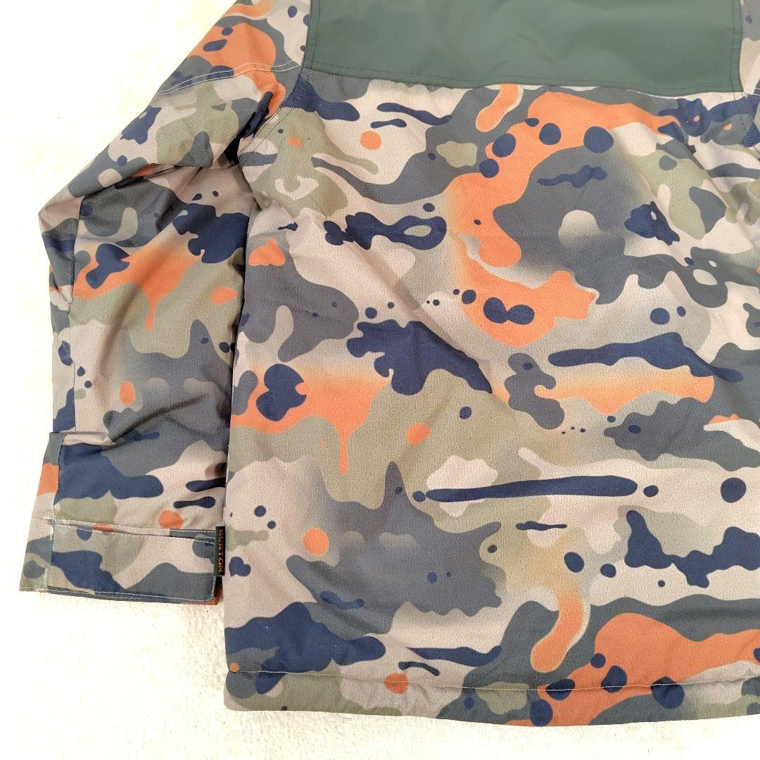 極美品 BURTON カモフラージュ ジャケット キッズM 140 スノーウェア