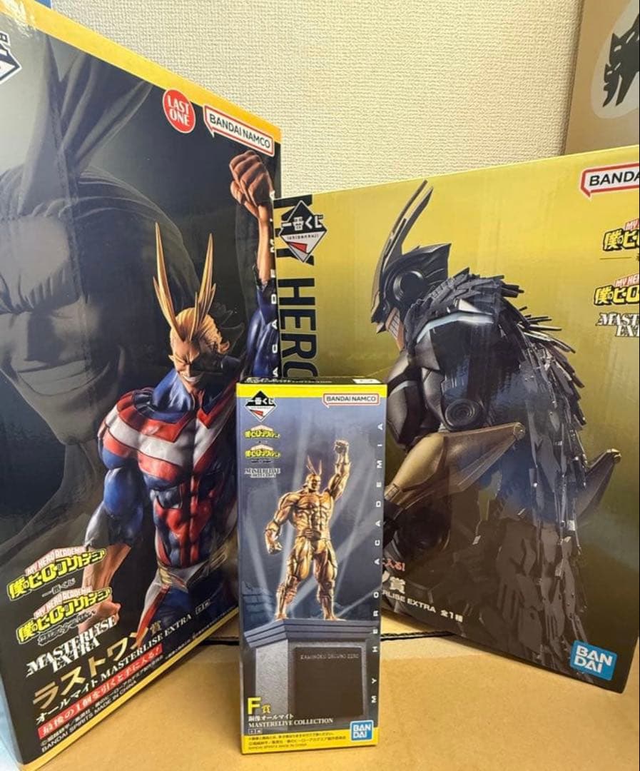 【最安値】ヒロアカ　一番くじ　アーマード　オールマイト　ラストワン　F賞銅像