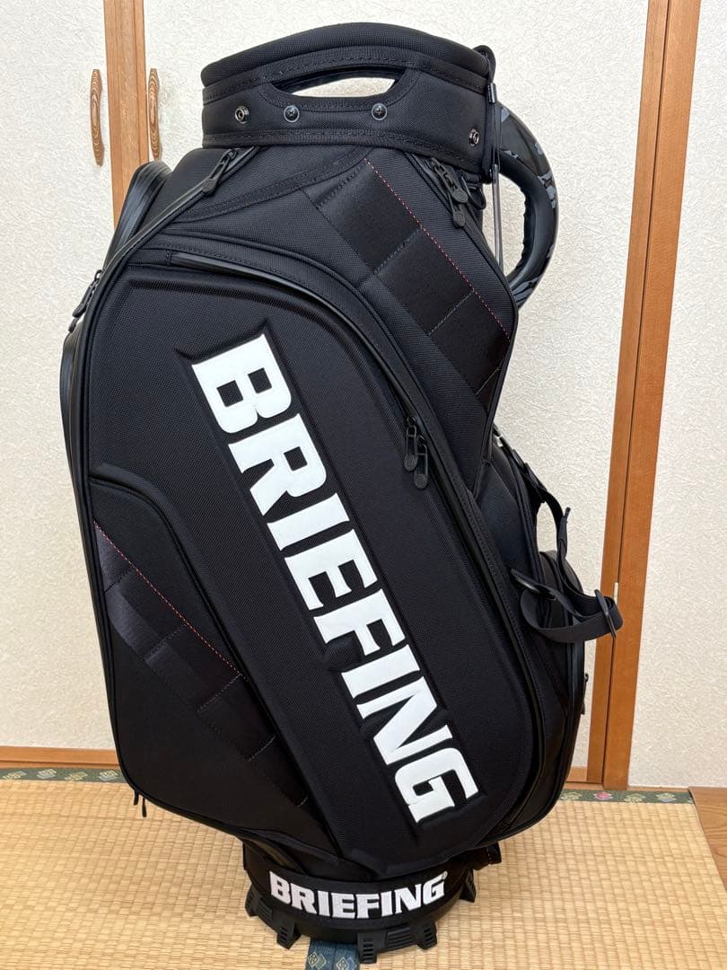 未使用)ブリーフィング キャディバッグ 25年モデル CR-3#04 ブラック