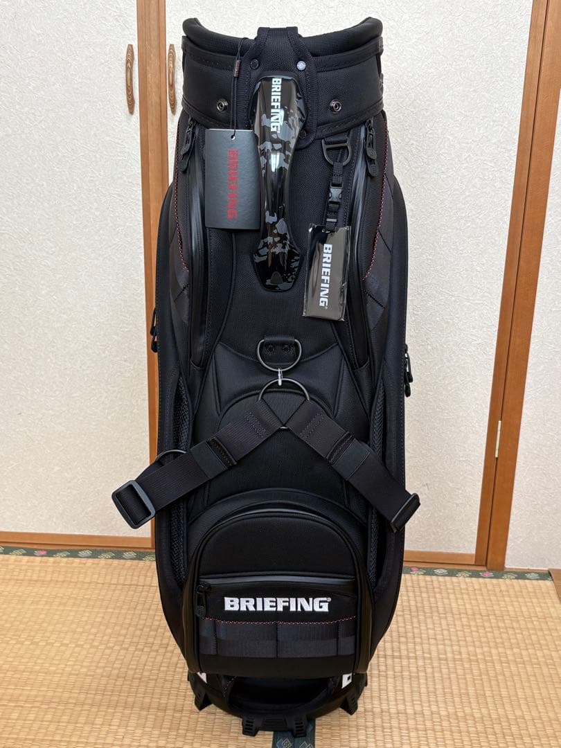 未使用)ブリーフィング キャディバッグ 25年モデル CR-3#04 ブラック