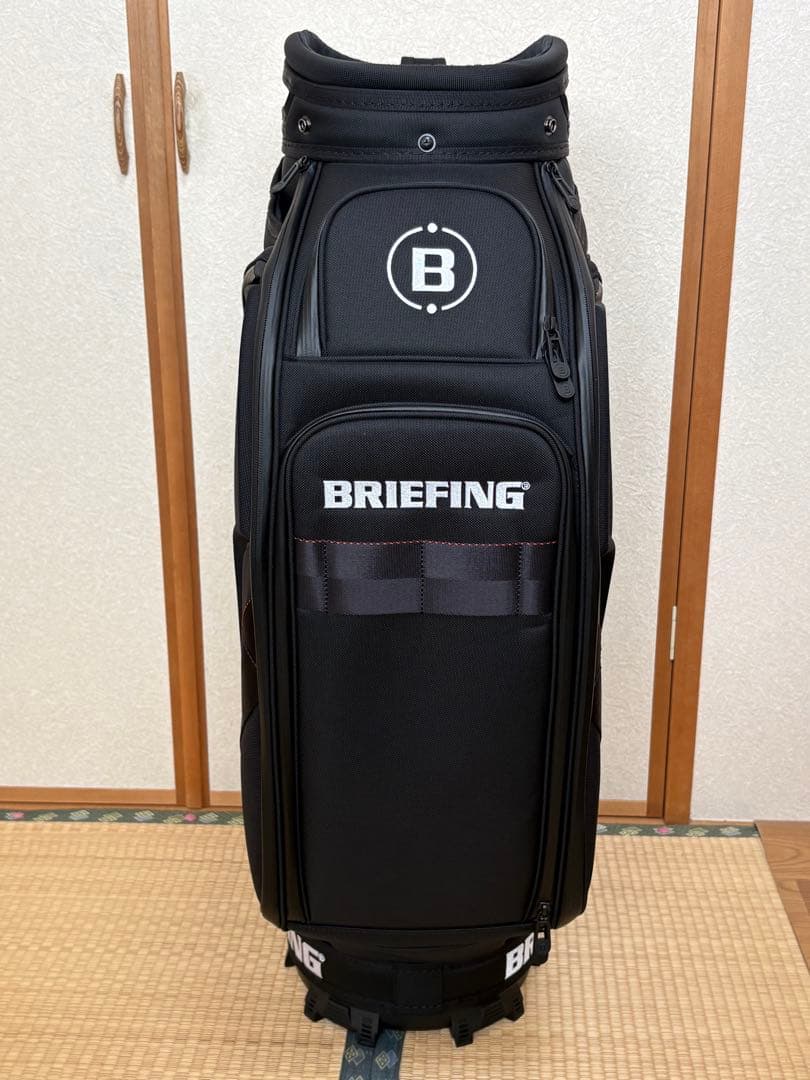 未使用)ブリーフィング キャディバッグ 25年モデル CR-3#04 ブラック