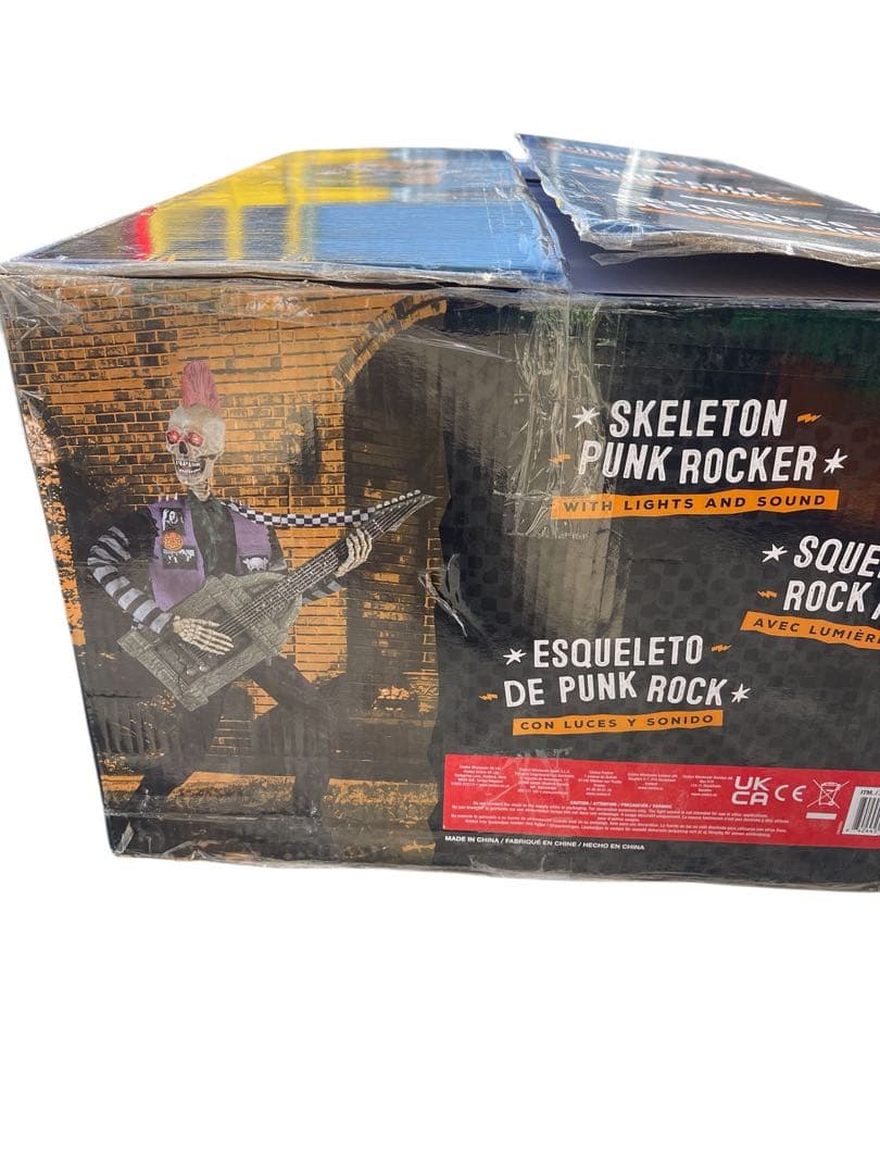 ハロウィン スケルトン パンクロッカー 約185センチコストコ店頭