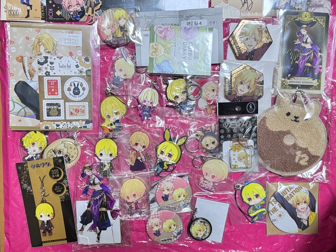 ツキウタ。 師走駆 缶バッジ クリアシート コースター 缶バッジ アクリルボード