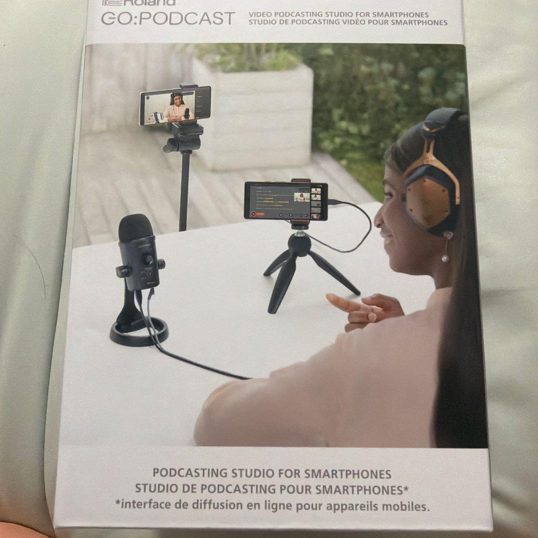 未開封新品 Roland GO-PODCAST マイク　コンデンサーマイク