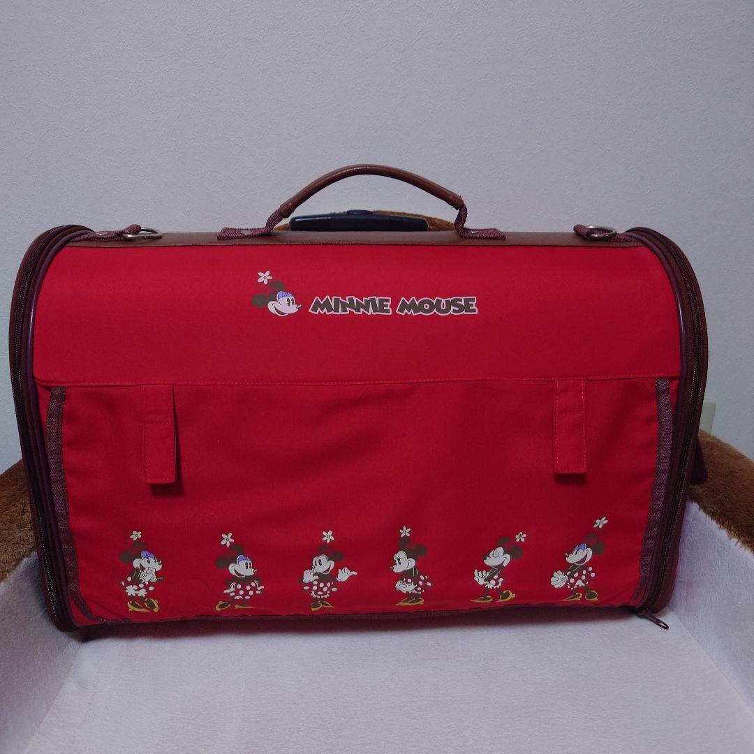 Minnie Mouse 赤いキャリーバッグ