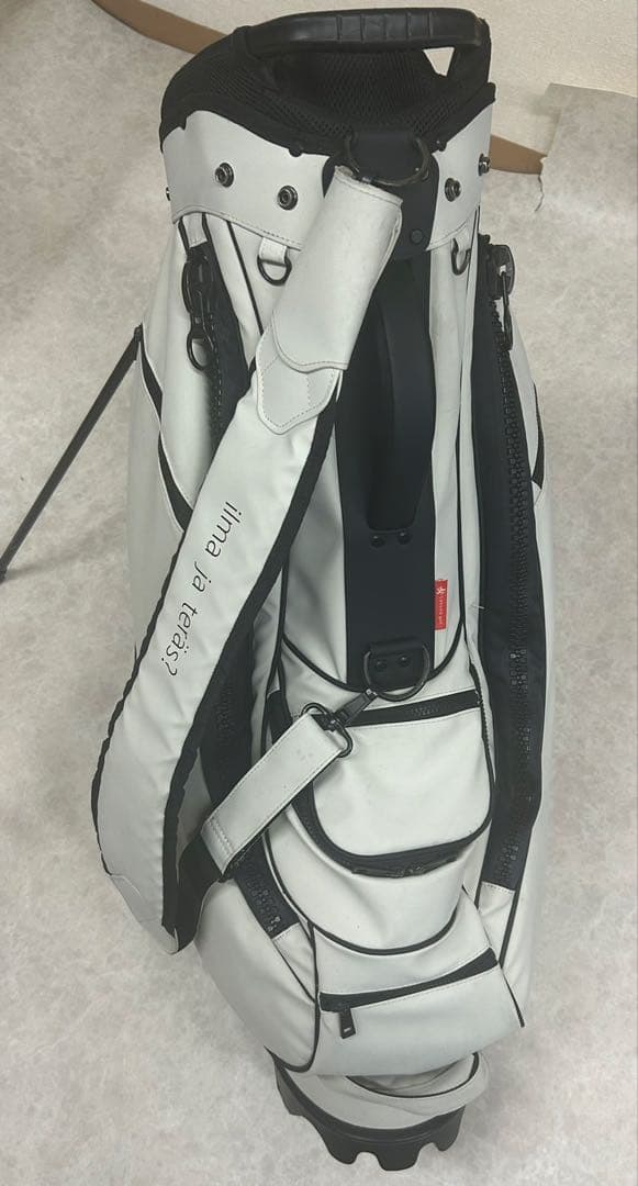 Lahella golf ホワイト スタンド式　キャディバッグ