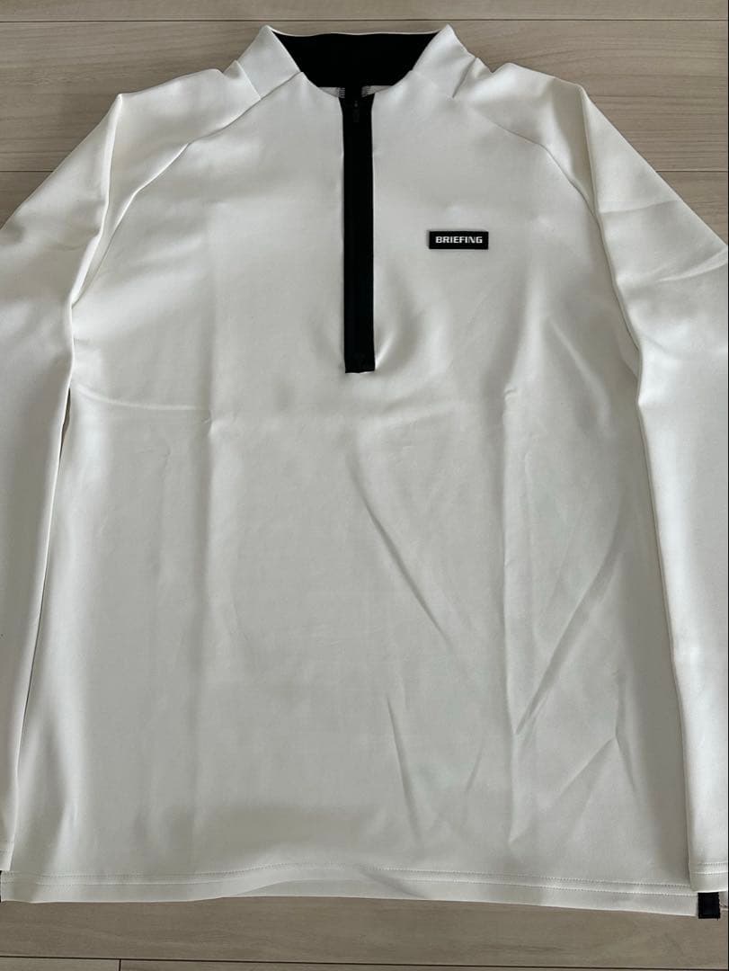 ブリーフィング ハーフジップシャツ M ホワイト 新品未使用品