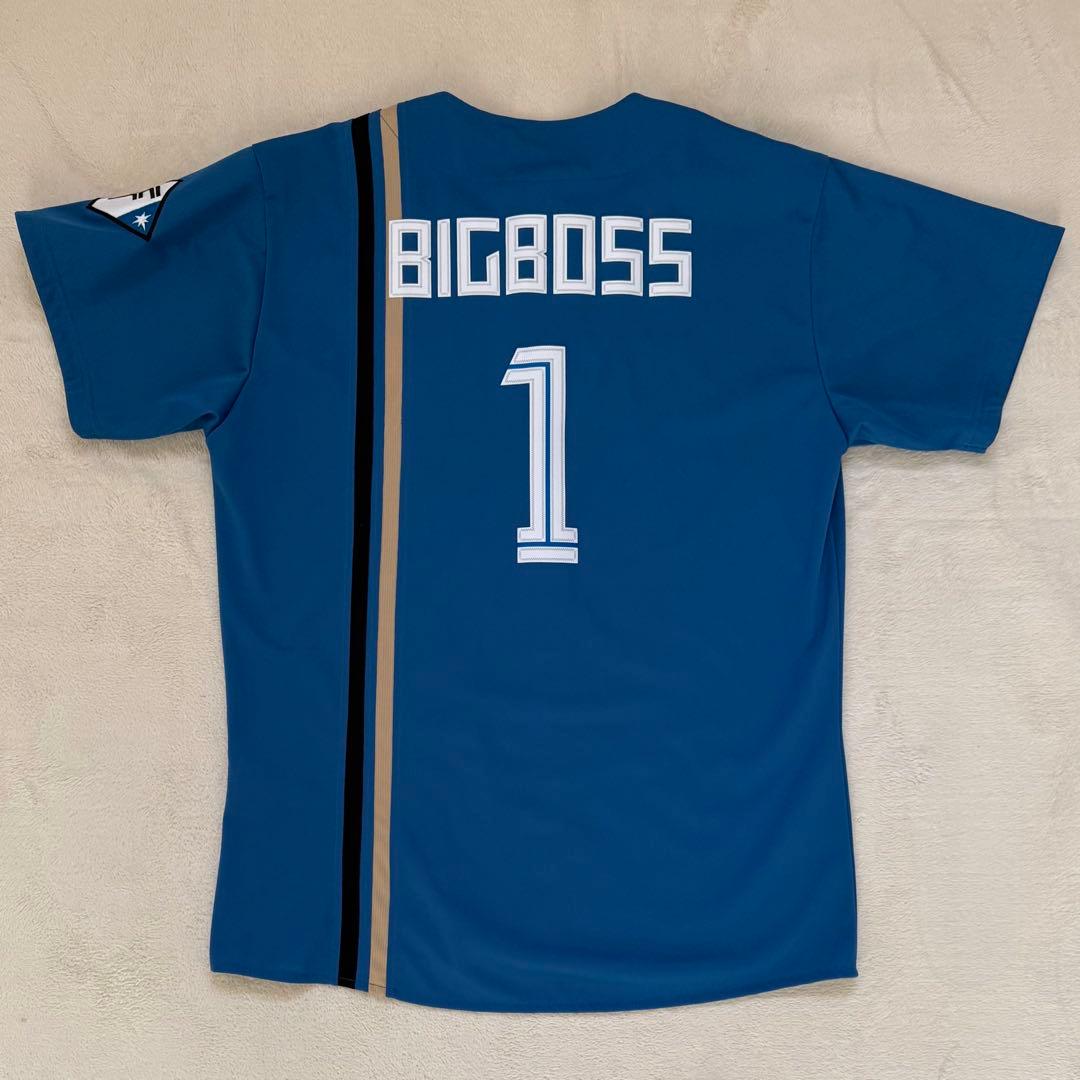 ファイターズ ユニフォーム ビジター BIGBOSS 1 新庄剛志 M