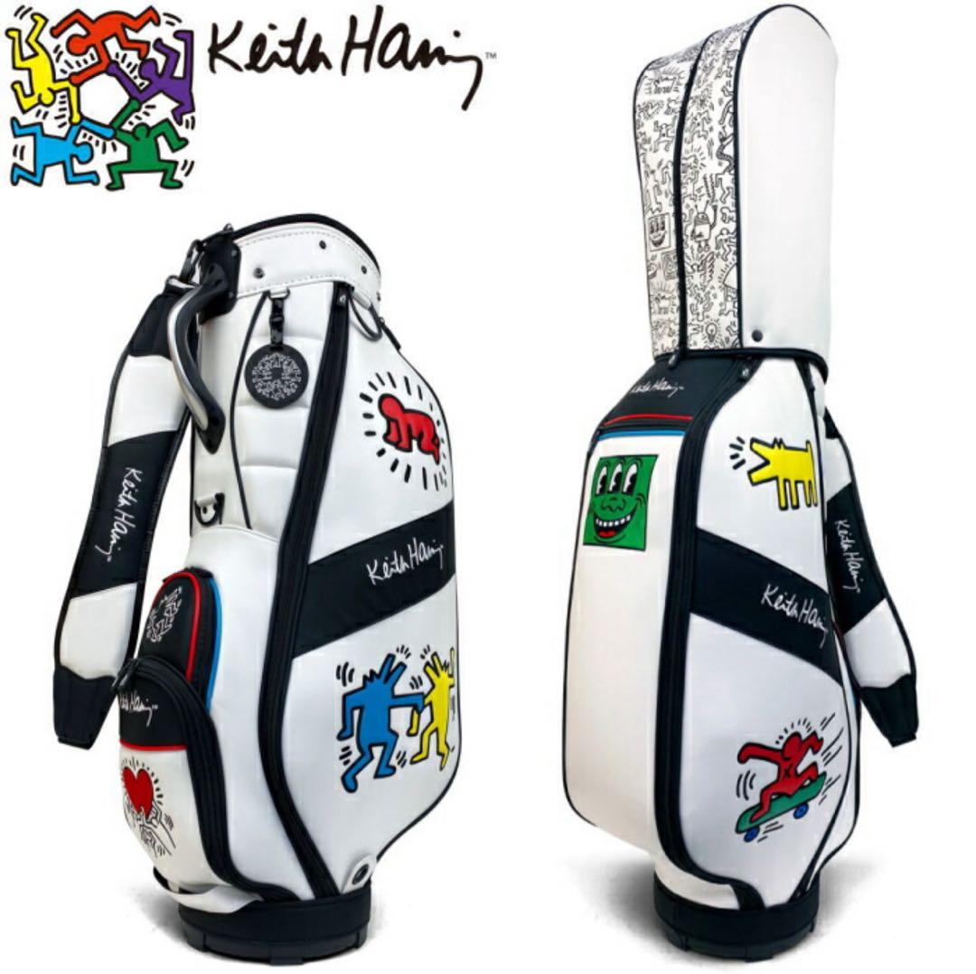 【限定】キース・ヘリング × ゴルフ キャディバッグセット（ヘッドカバー付き）