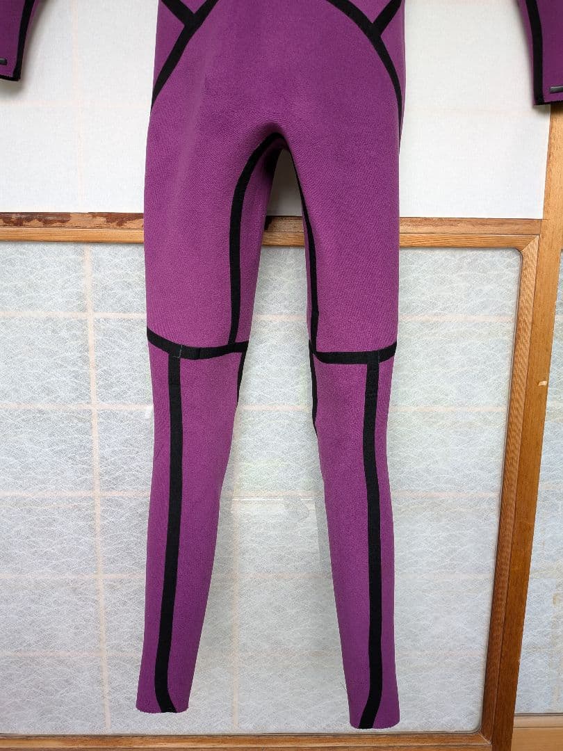 FELLOW メンズ フルスーツ ワンショルダーチェストジップ 1.5mm