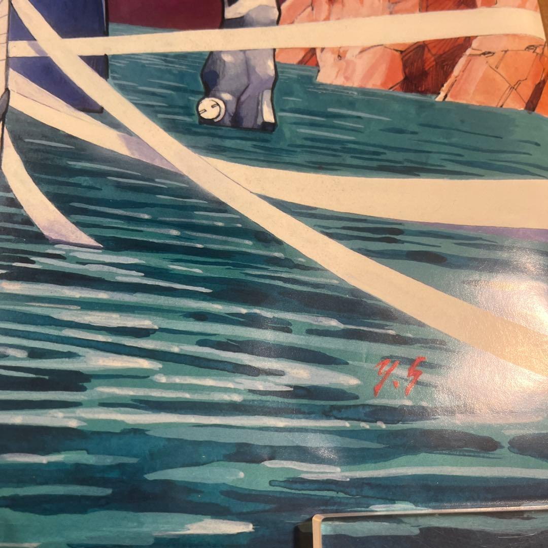 エヴァンゲリオン　綾波レイと零号機のポスター　Newtype折り目無し　B2