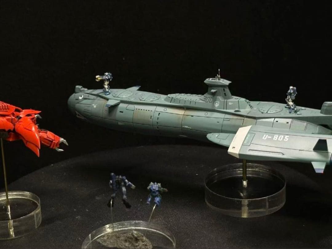 ガンダム1/1700 GK完成品 ジュノー級潜水艦 シャンブロ