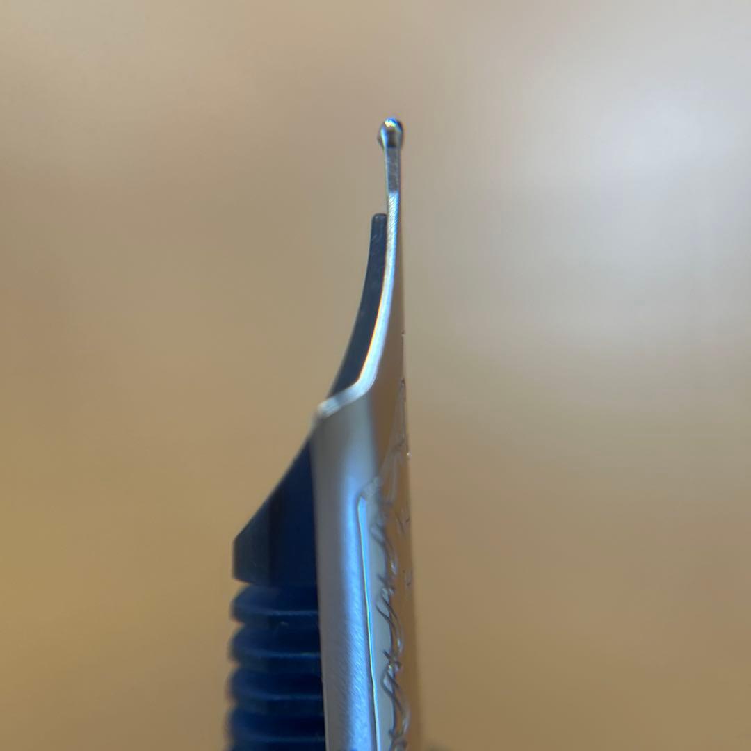 レア　Namiki bamboo 万年筆 マットシルバー　中字　ナミキ　バンブー