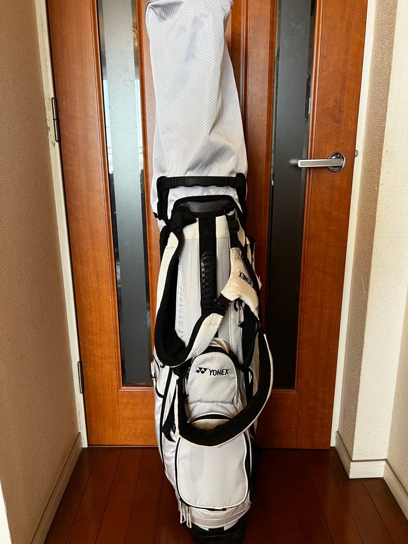 YONEX キャディバッグ スタンド付き ゴルフ ホワイト
