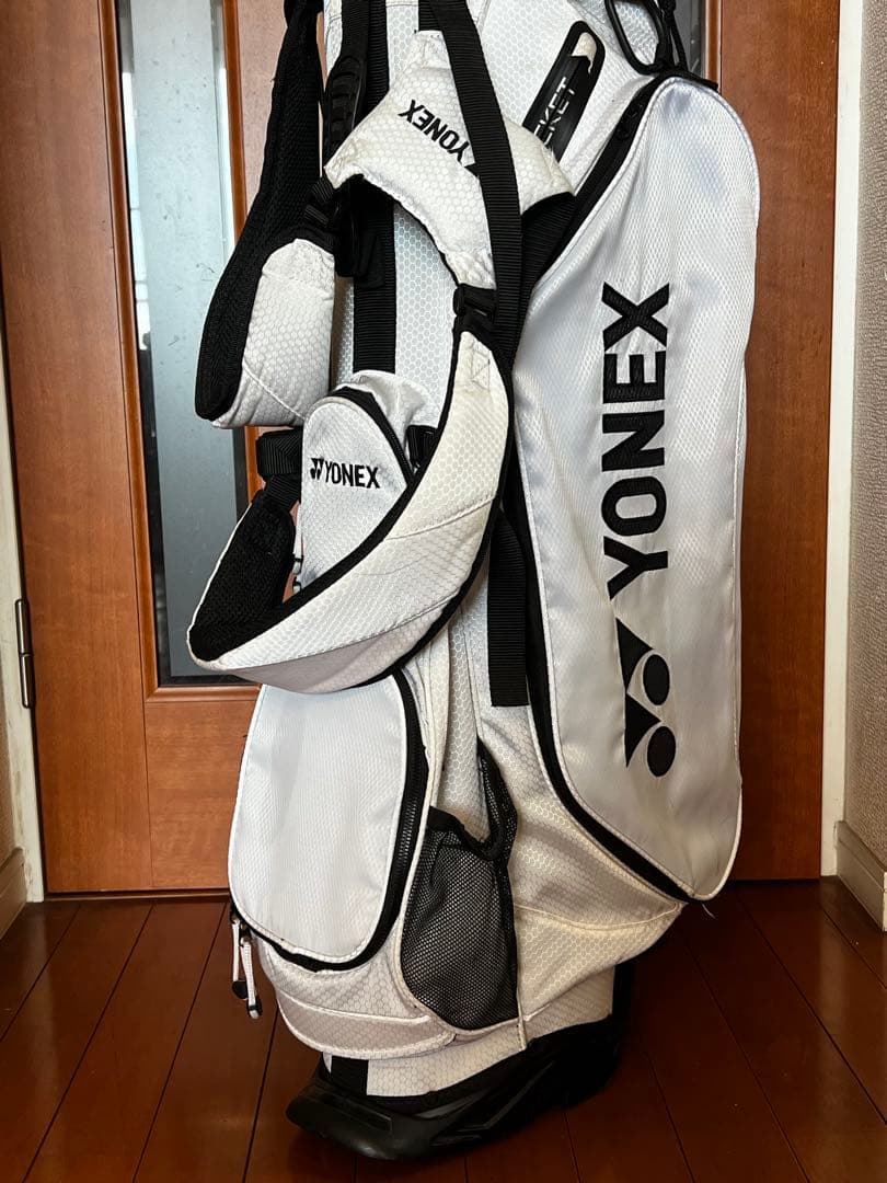 YONEX キャディバッグ スタンド付き ゴルフ ホワイト