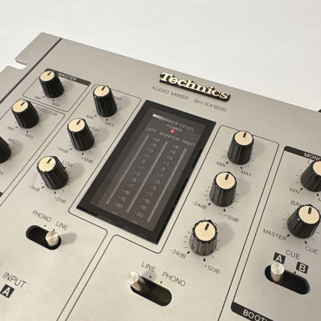 【動作確認済み】Technics SH-EX1200 DJミキサー テクニクス