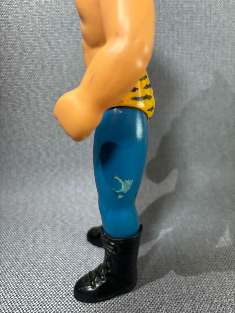 タイガーマスク ソフビ 中嶋製作所 当時物 マント付き 両手グー