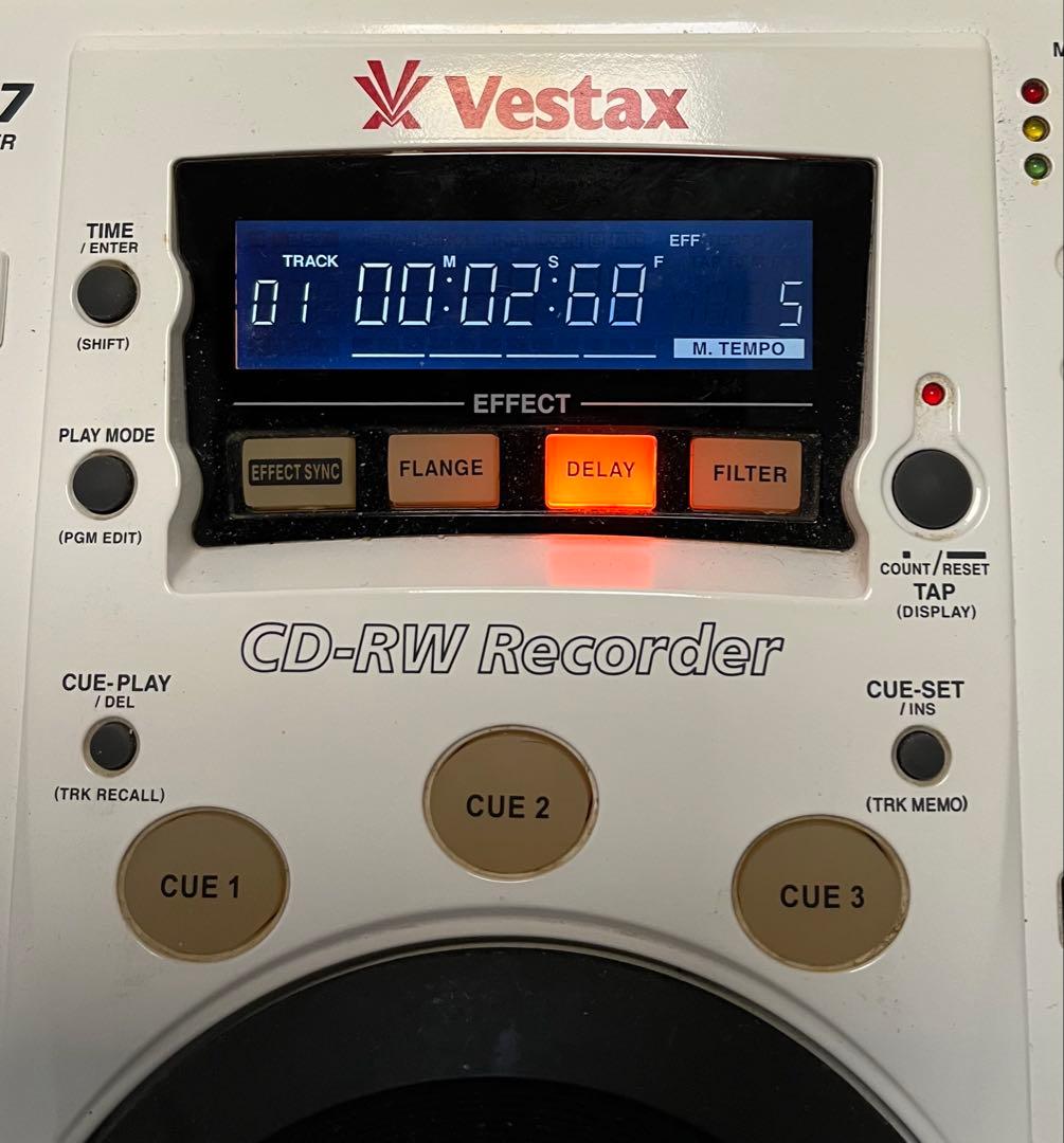 Vestax CDRに録音機能を搭載したCDJ CDR-07 整備戻り後保管品