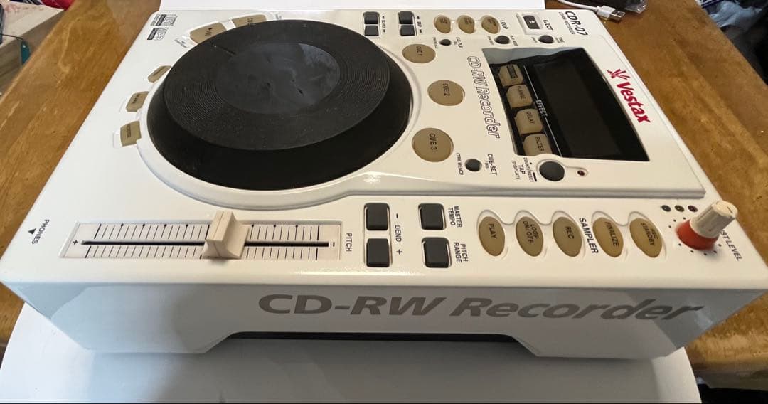 Vestax CDRに録音機能を搭載したCDJ CDR-07 整備戻り後保管品