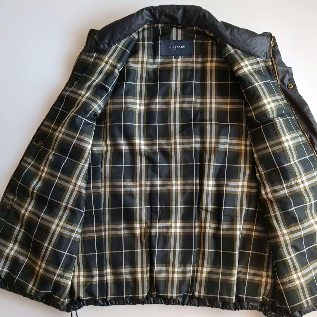 極美品★大きいサイズ LL★バーバリーズゴルフ ダウンベスト ノバチェック