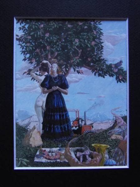 小林裕児、アリア（１）、希少額装用画集、新品額装付