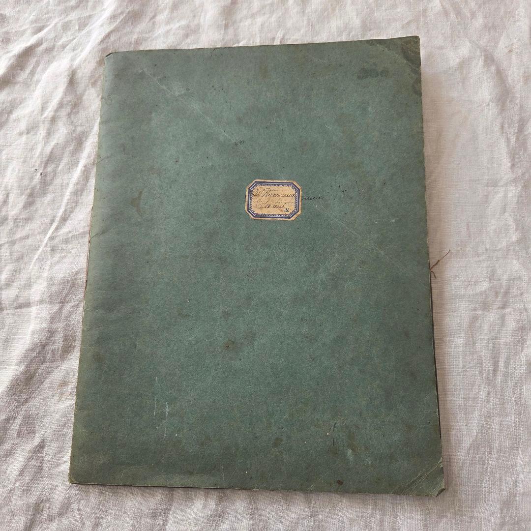 フランス　アンティーク　サンプラー　クロッシェレース