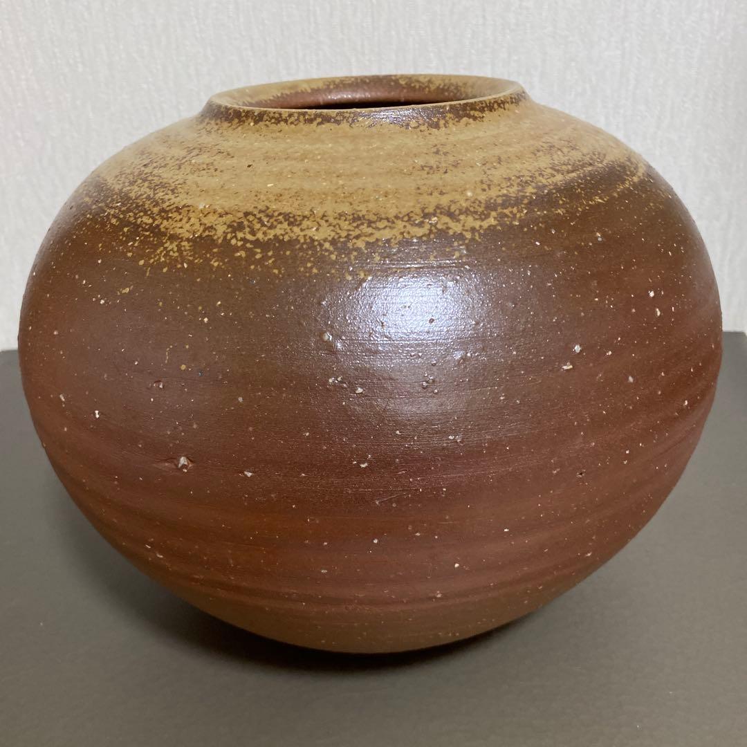 備前焼 本山和泉作 花瓶