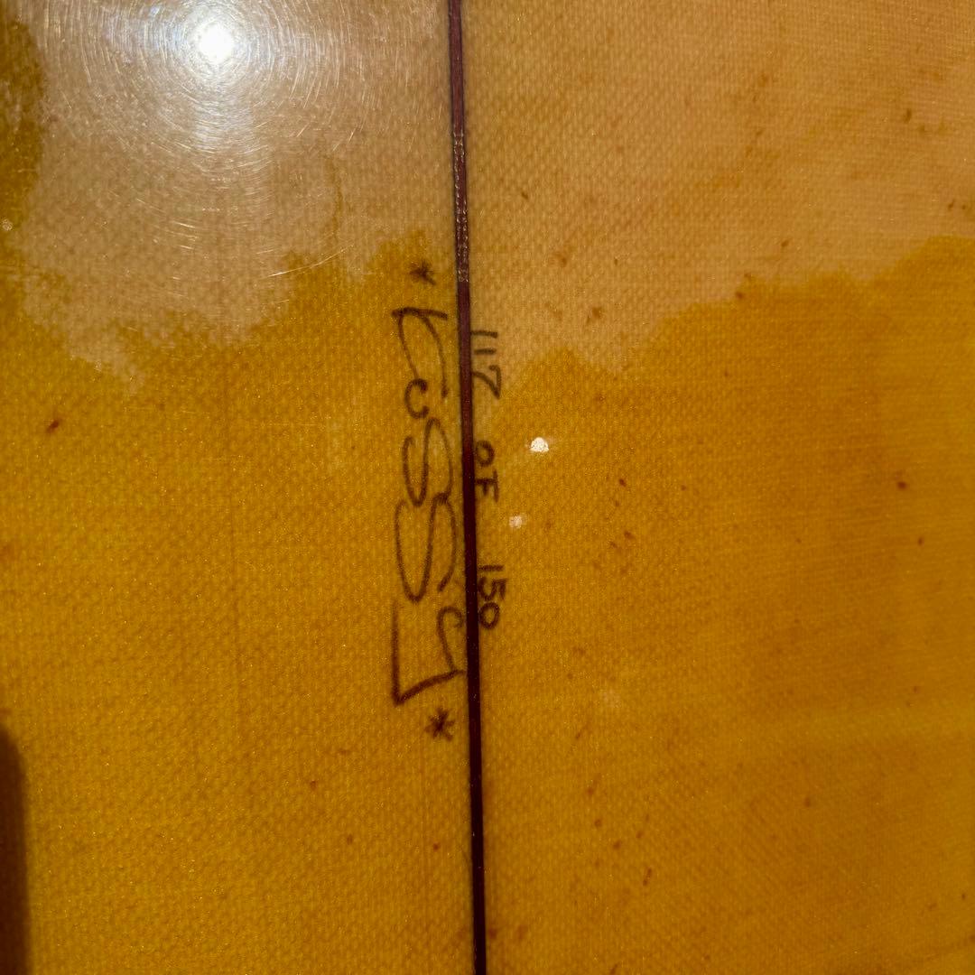 気サーフボード 9’5 フライングカーペット 櫛本シェイプ ロングボード 美品